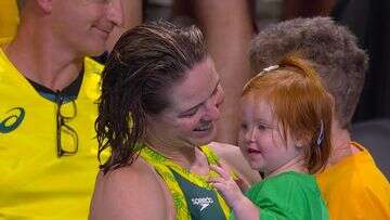 'Special moment' Aussie spotted daughter in crowd before gold medal match