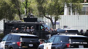 Streets in lockdown