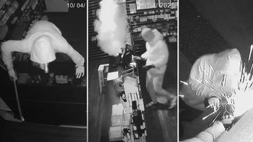 Dramatic footage shows group in crime spree spanning 17 suburbs