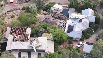 Microburst rips roofs from homes in WA and delivers record rainfall