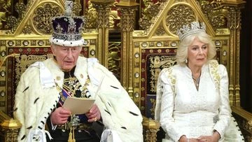'Preposterous' scenes as King forced to spruik under-siege PM's plan