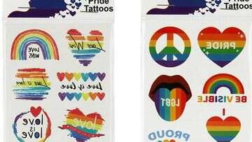 Temporary pride tattoos recalled over allergen risk