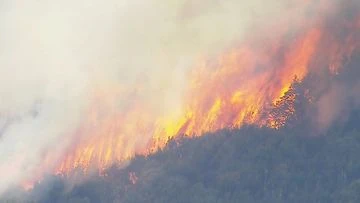 Moreton Island bushfire downgraded after firefighters battle blaze through weekend