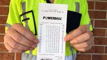 Sydney tradie returns to work the day after $10 million powerball win