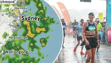 City lashed by record-breaking rain after wettest start to August in nine years
