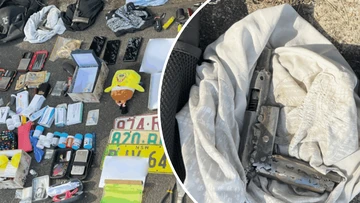 Two people arrested in prison car park with alleged homemade guns