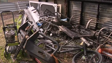 Perth home goes up in flames and uncovers stash of alleged stolen goods