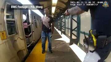 NYPD release bodycam footage of fare evader's shooting