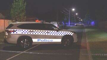 Crime scene established after stabbing outside Melbourne home