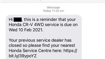 Misleading text sent by Honda costs business $6 million