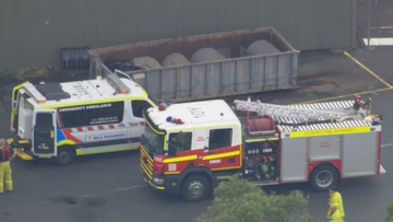 Woman airlifted to hospital after workplace accident in Victoria