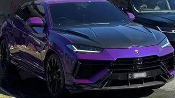 Purple Lamborghini stolen from home north of Brisbane