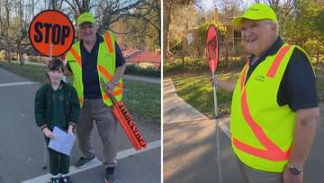 'Pretty tragic snapshot': Parents rally around lollypop man banned from high-fives