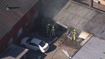 School evacuated over fire at Sydney unit block garage