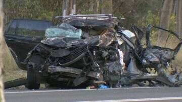 Teenager killed and driver under police guard after crash on NSW motorway