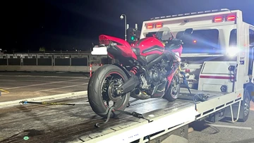 Motorcyclist caught travelling at 225km/h in Melbourne
