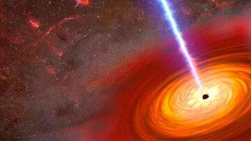 Bright lights lead astronomers to dancing pair of supermassive black holes