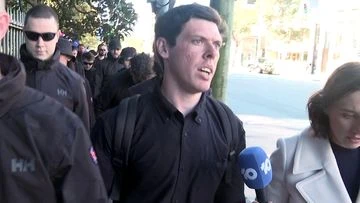 'Proud to be racist': Neo-Nazi could face protest speech charges