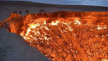 Inside the world's mysterious, flaming 'Gates of Hell'