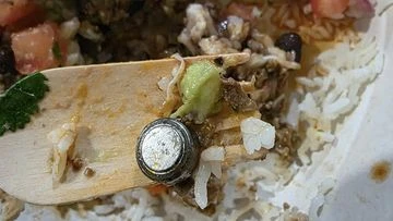 Aussie diner horrified to find battery in meal from popular chain restaurant