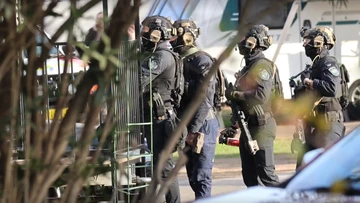 Man shot by police at Sydney caravan park after three-hour siege