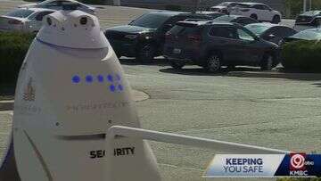 Man-sized 270kg AI security robot slashes crime rates at US shopping centre