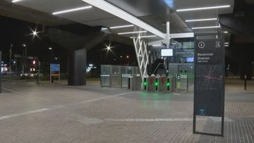 Woman arrested after man stabbed in 'targeted attack' at train station