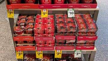 Christmas goods hit supermarket shelves across the country