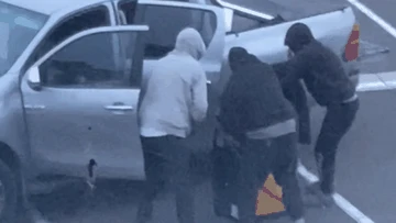 Trio's failed ATM heist caught on camera in Melbourne