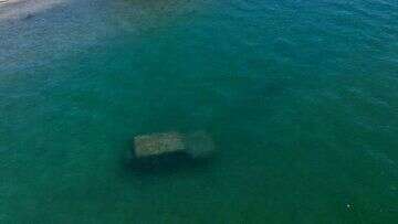 Mystery as sunken car is found submerged in WA lagoon