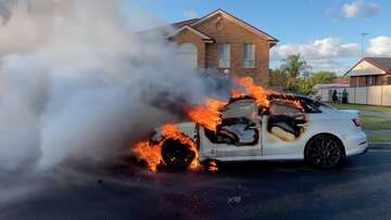 Man shot dead, car set on fire in western Sydney