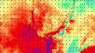 Four states buffeted by winds over 100km/hr amid polar blast