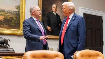 Trump and Albanese sign critical minerals deal in chummy White House meeting