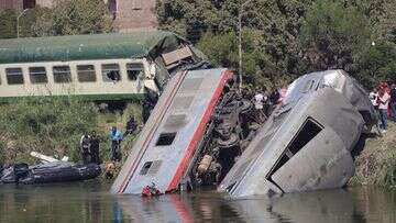 Train crash in Egypt kills one and injures more than 20 people