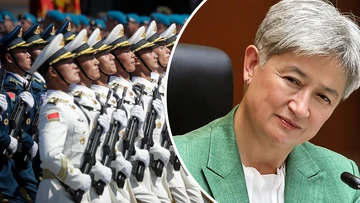Penny Wong warns of 'worrying' Chinese military buildup