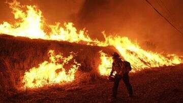 Progress made on fire north of LA, new blazes in South California