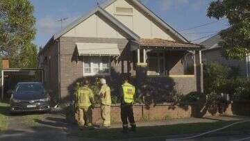 Firefighters rescue person from house fire in Sydney