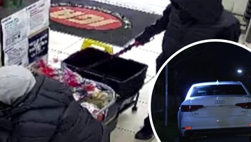 Elderly customer pushed, kicked in alleged armed crime spree across Melbourne