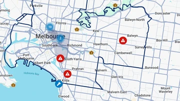 Burst water main triggers mass power outage in Melbourne