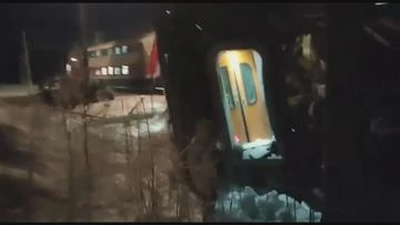 Multiple dead after bridge collapse derails train in Russia