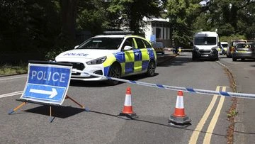 Manhunt launched after human remains found in suitcases in UK