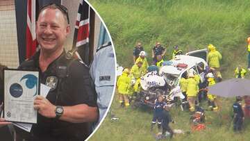 Police officer undergoing surgery after horror crash on Queensland highway