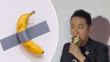 Cryptocurrency entrepreneur who bought banana art for $9.5 million eats it