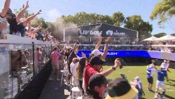 Adelaide's LIV Golf fan event draws crowds despite scorching weather