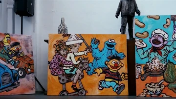 Melbourne artist becomes first Australian painter to work with Sesame Street