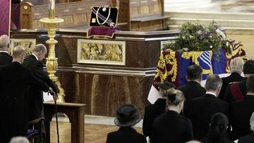 Royals gather for historic farewell to the Duchess of Kent