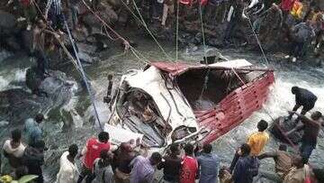 Dozens killed as truck plunges into river in wedding tragedy