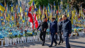 European leaders visit Kyiv, and tell Russia: 30-day ceasefire now or face massive sanctions