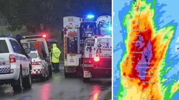 School students rescued from camp as deluge floods two states
