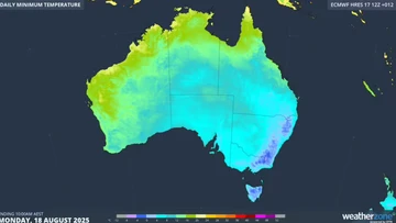 Coldest night of the year recorded as east coast deluge to continue